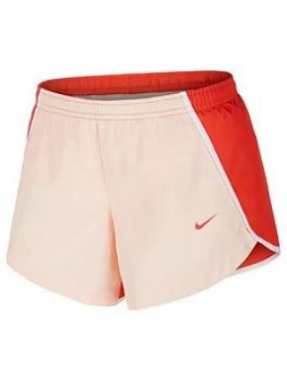 Image of Nike Girls Dri-Fit Running Shorts - Coral