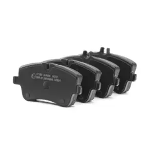 Image of A.B.S. Brake pad set MERCEDES-BENZ 37165 0034202520,0034202620,0034204520 0034205920,0034206020,0034209520,0054206220,0064206220,A0034202520