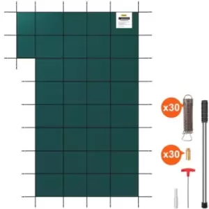 Image of VEVOR Inground Pool Safety Cover Winter Pool Cover 22 x 42ft with Right Step