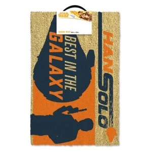 Image of Star Wars Solo - Best In The Galaxy Door Mat