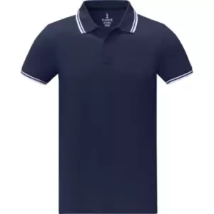 Image of Elevate Mens Amarago Short-Sleeved Polo Shirt (XL) (Navy)