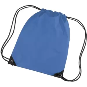Image of Premium Gymsac Water Resistant Bag (11 Litres) (Pack Of 2) (One Size) (Sapphire) - Bagbase