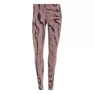 Image of adidas Future Icons Animal Print Leggings Womens - Pink