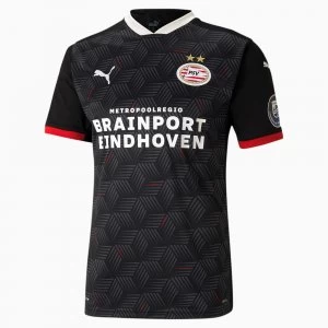 Image of PUMA Psv Eindhoven Third Replica Mens Jersey, Black/High Risk Red, size Medium, Clothing