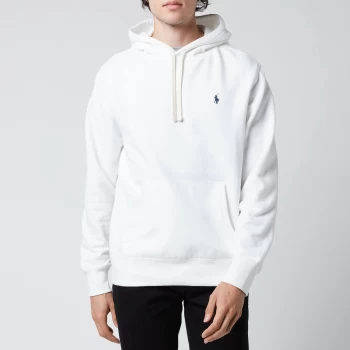 Image of Polo Ralph Lauren Mens Fleece Hoodie - White - L