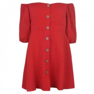 Image of Seafolly Off Shoulder Dress - Chilli