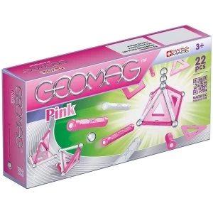 Image of Pink 64 Piece Geomag Construction Set