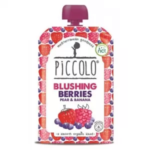 Image of Piccolo Organic Blushing Berries, Pear Banana 100g 4m+
