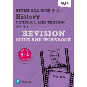 Image of Revise AQA GCSE (9-1) History Conflict and tension, 1918-1939 Revision Guide and Workbook includes free online edition Mixed...