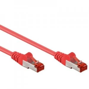 Image of Patch Cord RJ45 CAT.6 F/UTP Red - 10 M Copper/Aluminium