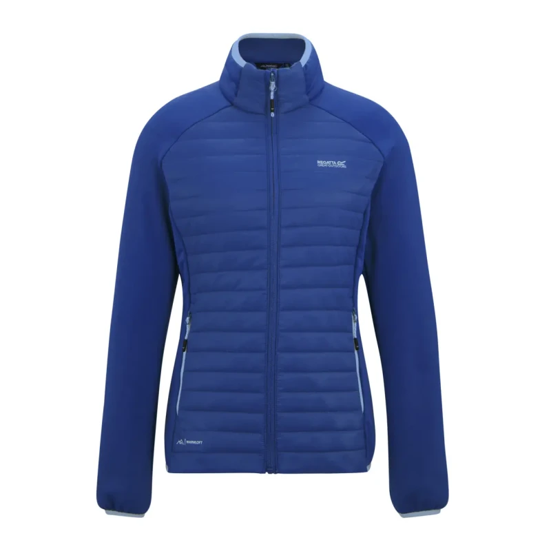 Image of Womens hiking jacket Regatta Clumber Bleu Female 46