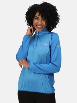 Image of Regatta Highton Half Zip Fleece II - Blue Size 8, Women