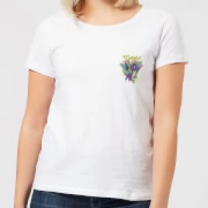 Image of Spyro Retro Pocket Womens T-Shirt - White - 4XL