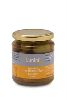 Image of Sunita Sunita Garlic Stuffed Olives 265g