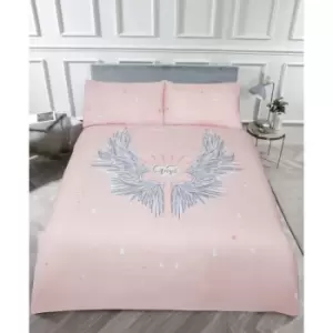 Image of Angel Wings Blush Duvet Set - Single