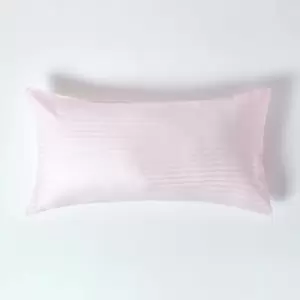 Image of Pink Egyptian Cotton Ultrasoft Housewife Pillowcase 330 Thread Count, King Size - Pink - Pink - Homescapes