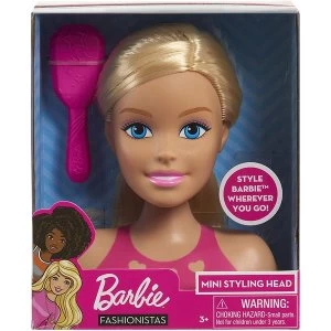 Image of Barbie Mini Blonde Styling Head