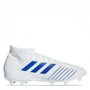 Image of adidas Predator 19.2 FG Football Boots - White/BoldBlue