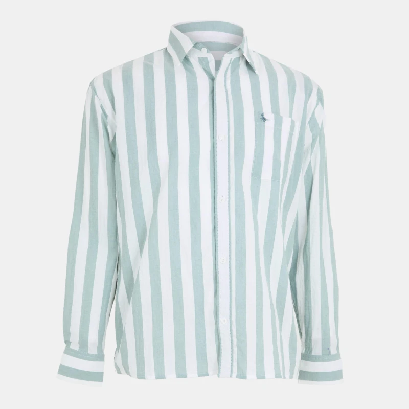 Image of Jack Wills Stripe Long Sleeve Shirt - Blue Blue XS