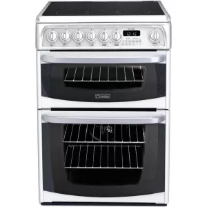 Image of Hotpoint Cannon CH60EKWS 60cm Electric Ceramic Cooker