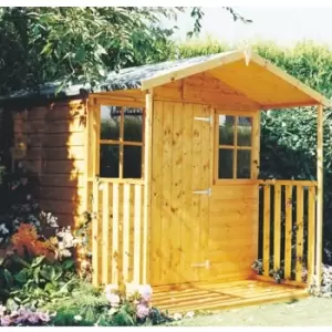 Image of Shire Casita 7ft x 9ft Wooden Garden Shed with Veranda