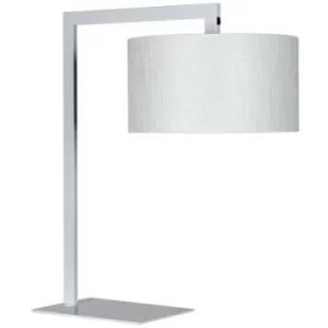 Image of Linea Verdace Maxima Table Lamp With Round Shade White