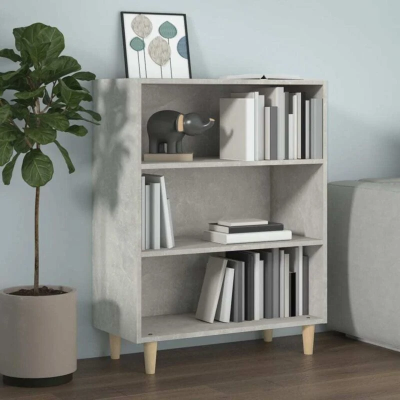 Image of VIDAXL Sideboard Concrete Grey 69.5x32.5x90cm Engineered Wood Vidaxl 8720286972588