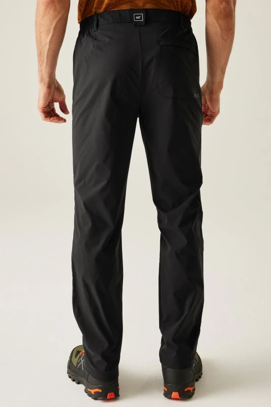 Image of Regatta Regatta Men 'Highton' Hiking Trousers in Black Size: 36R Black 36R Male 5063019995151