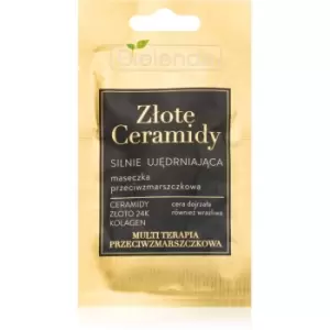 Image of Bielenda Golden Ceramides Anti-Aging Mask For Face With Ceramides 1 pc