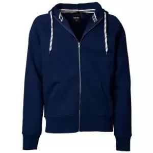 Image of Tee Jays Mens Full Zip Hooded Sweatshirt (M) (Navy Blue)