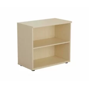 Image of TC Office Bookcase with 1 Shelf Height 730mm, Maple