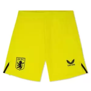 Image of Castore Villa Away Goal Keeper Shorts Juniors - Red