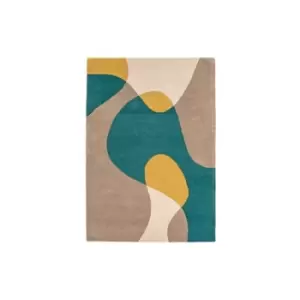 Image of Matrix Arc Max 54 Taupe 200cm x 300cm Rectangle - Multicoloured