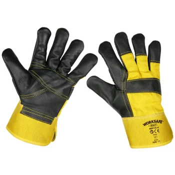 Image of Rigger's Gloves Hide Palm - Pack of 6 Pairs