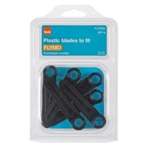 Image of BQ FL240Q Plastic Lawnmower blade Pack of 6