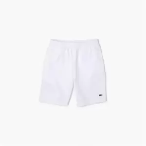 Image of Lacoste Fleece Shorts - White