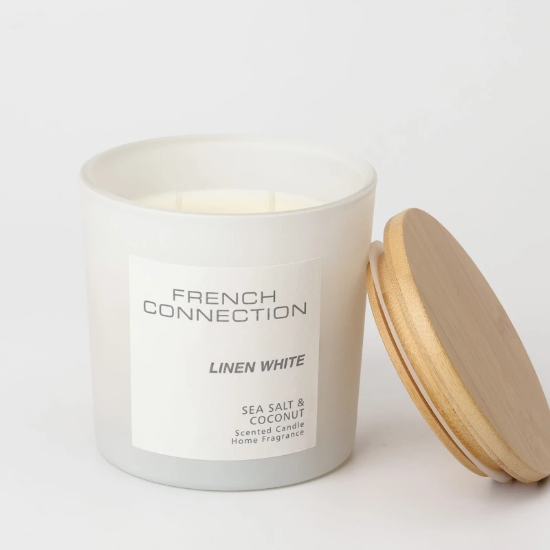 Image of French Connection Sea Salt & Coconut Candle, 322g, White