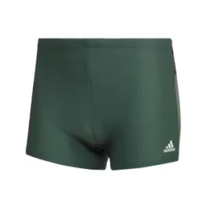 Image of adidas Colorblock Swim Boxers Mens - Green Oxide / Grey Six