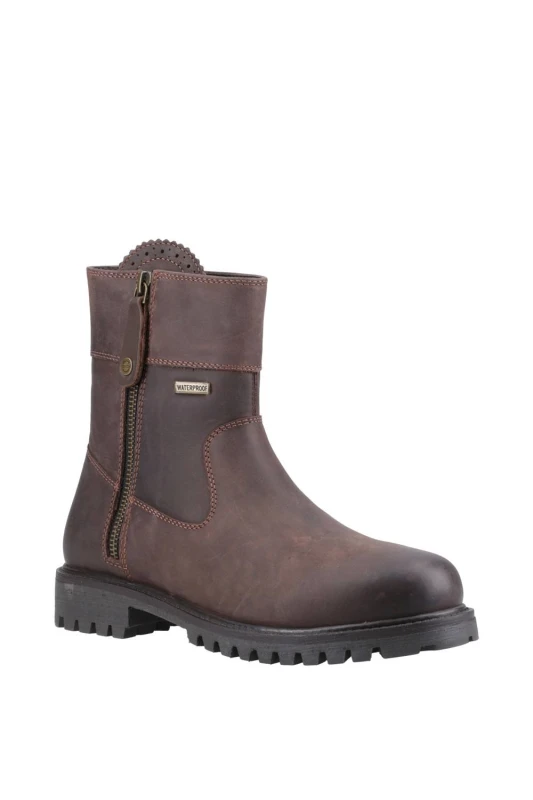 Image of Cotswold Womens Chedworth Ankle boot in Brown Size: 8 Brown Female 8