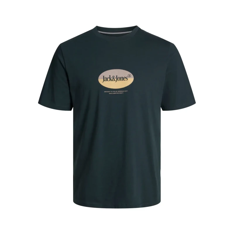 Image of jack & jones T-Shirt Jack & Jones Crew Jordalston Branding Blanc Male XL 12240671-4295078