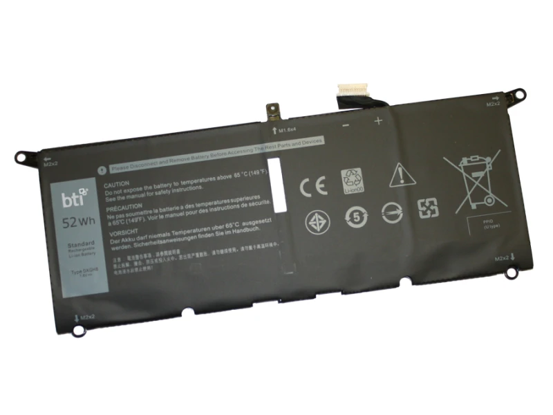 Image of BTI 451-BCDX compatible 52Wh 4-cell battery for Dell XPS 9370 9380 739