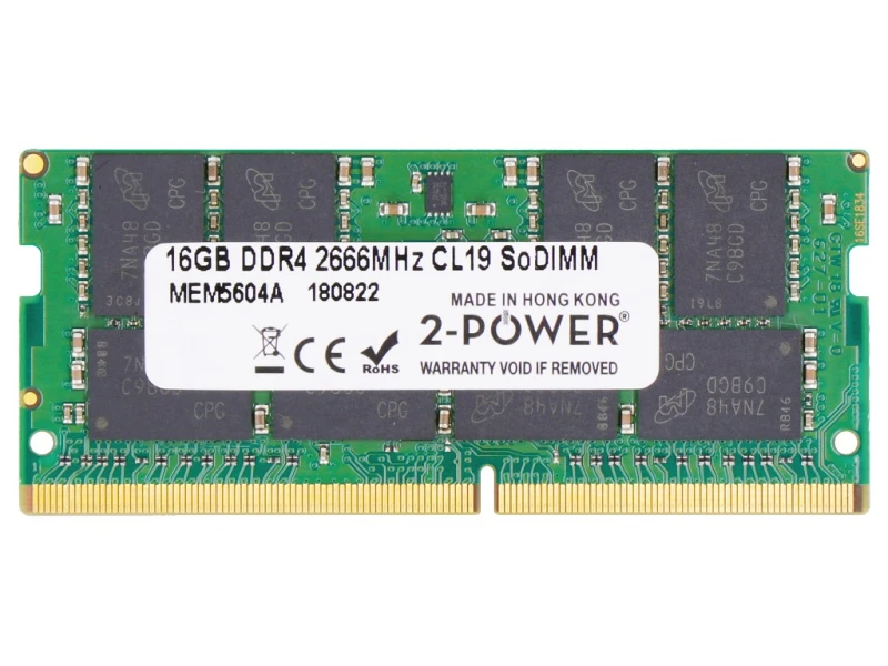 Image of 2-Power MEM5604A memory module 16GB 1 x 16GB DDR4 260-pin SO-DIMM