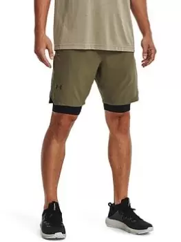 Image of Under Armour Training Vanish Woven Shorts - Khaki