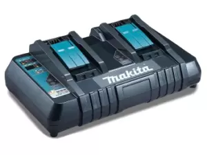 Image of Makita DC18RD 240V 14.4-18V LXT Twin Port Charger