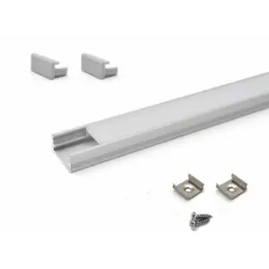 Image of Moderix - LED Aluminium Profile Corner 1M For LED Strip Light With Milky Cover - Pack of 10