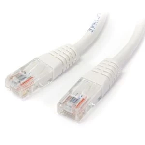 Image of StarTech 3ft White Molded Cat5e UTP Patch Cable