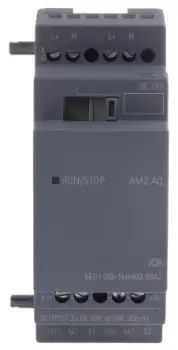 Image of Siemens LOGO! I/O module, 2 Outputs, Analogue, For Use With LOGO! 8, LOGO! 8.2, Computer Interface