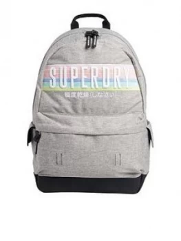 Image of Superdry Rainbow Montana Rucksack, Grey, Women