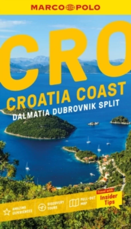 Image of Croatia Coast Marco Polo Pocket Travel Guide - with pull out map : Dalmatia, Dubrovnik and Split Paperback / softback