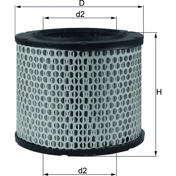 Image of Air Filter Lx224 70532772 By Mahle Original